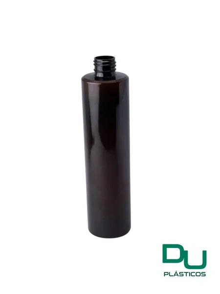 FRASCO 320 ML PET OMBRO RETO ÂMBAR