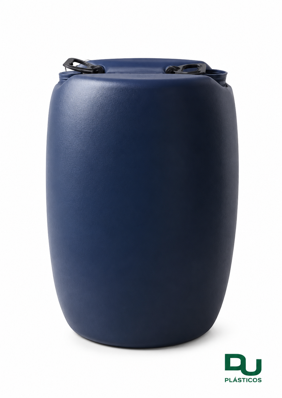 BOMBONA 50 L RETANGULAR ALTA RECICLADA PRETA