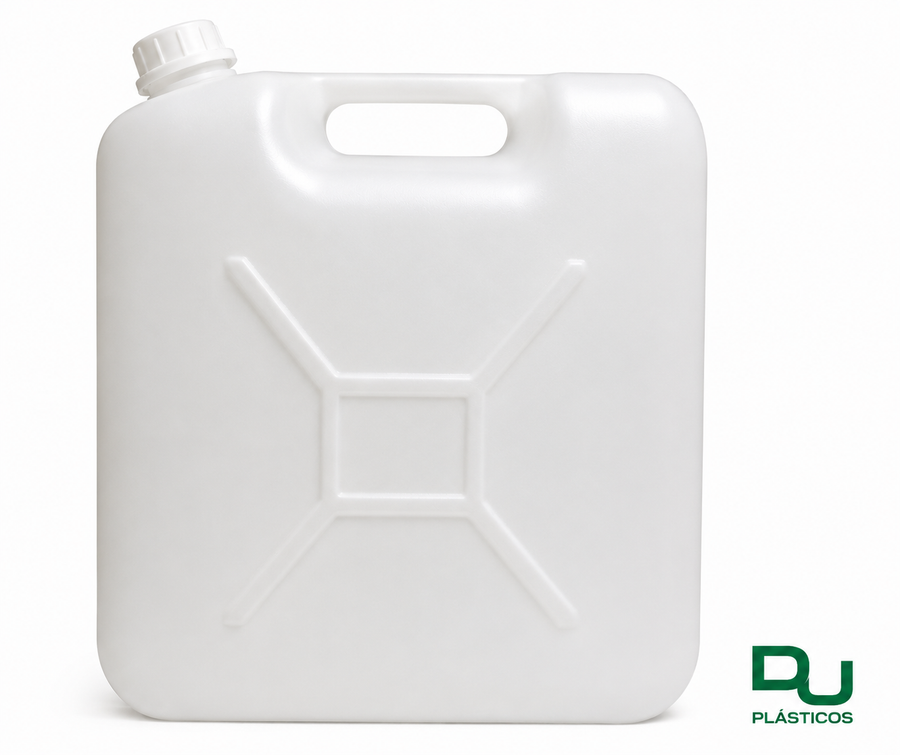 BOMBONA 10 L RETANGULAR NATURAL COM TAMPA