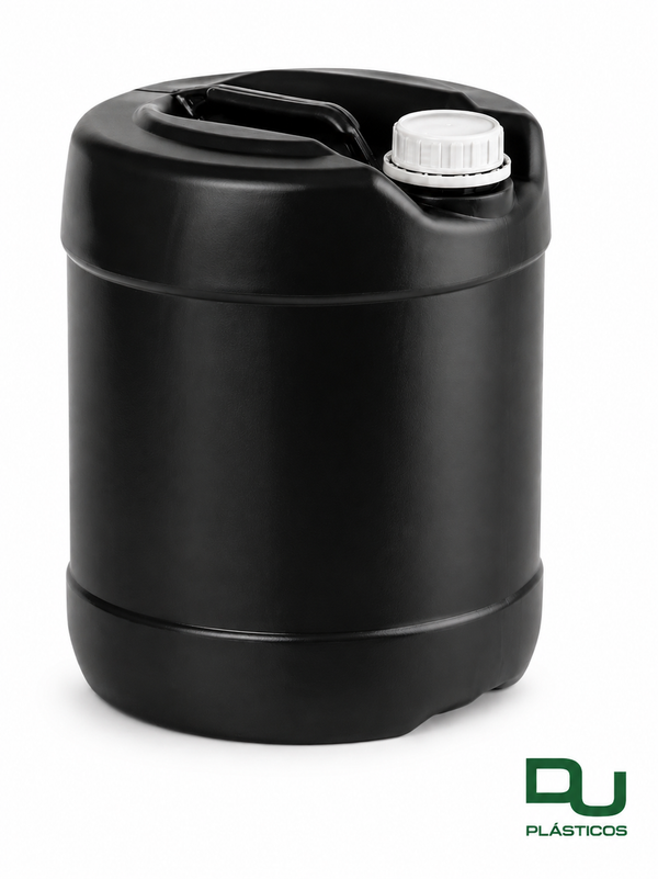 BOMBONA 20 L REDONDA RECICLADO PRETO