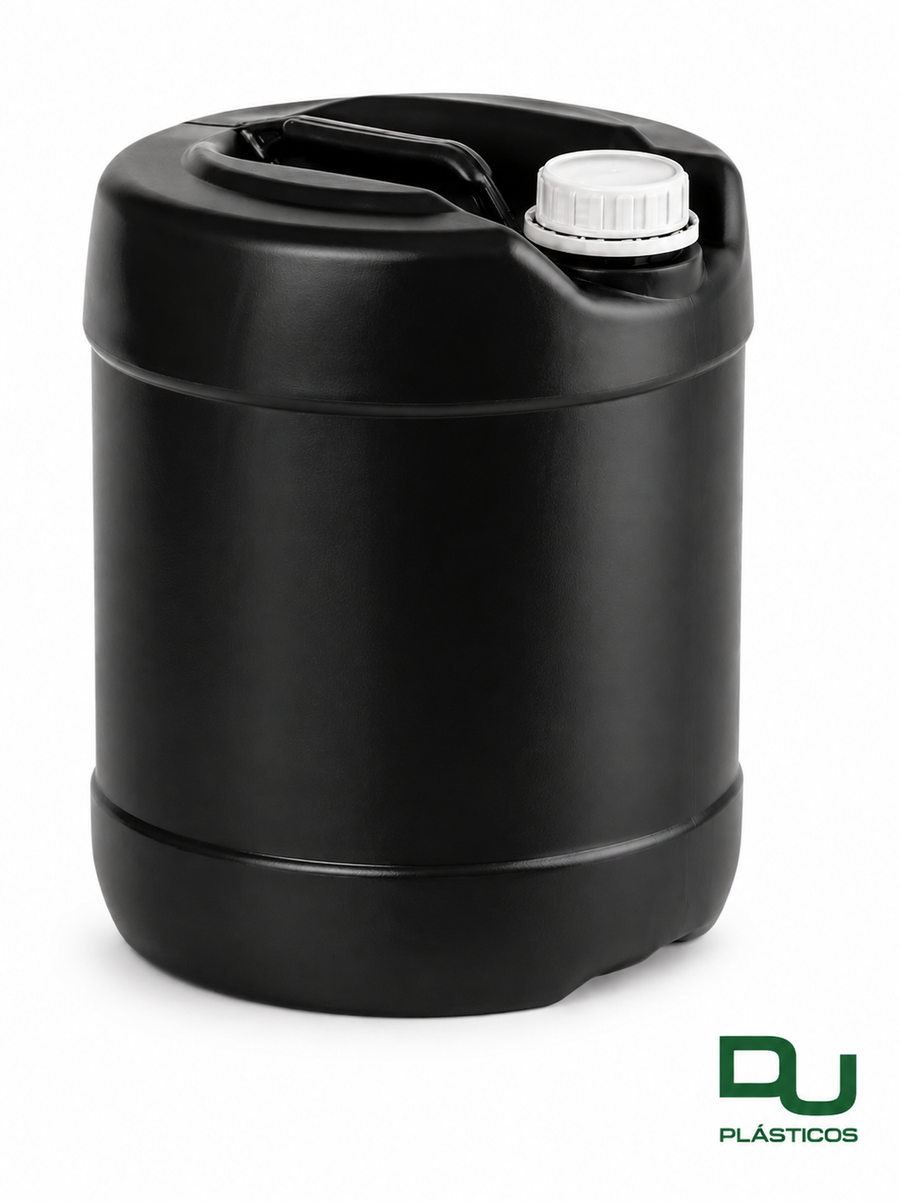BOMBONA 20 L REDONDA RECICLADO PRETO
