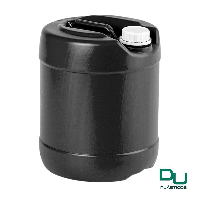 Bombona 20 L Redonda Reciclado Preto
