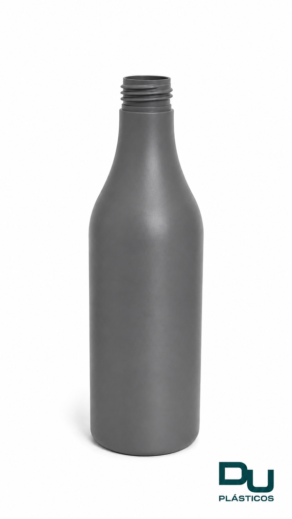 FRASCO GARRAFA 500 ML CINZA