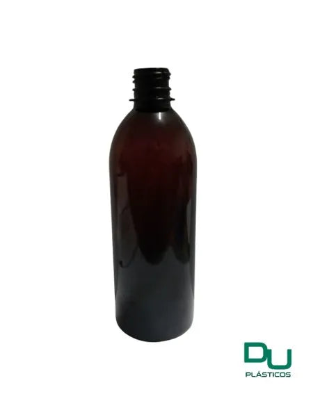 FRASCO 500 ML VIZ PET ÂMBAR